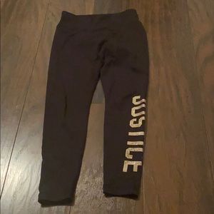 Justice black tights for girls